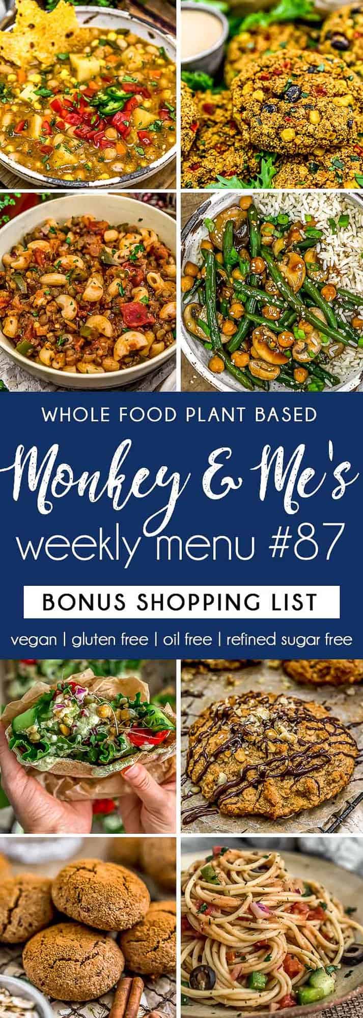 Monkey and Me's Menu 87 featuring 8 recipes