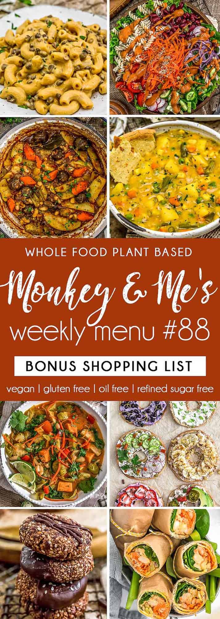 Monkey and Me's Menu 88 featuring 8 recipes