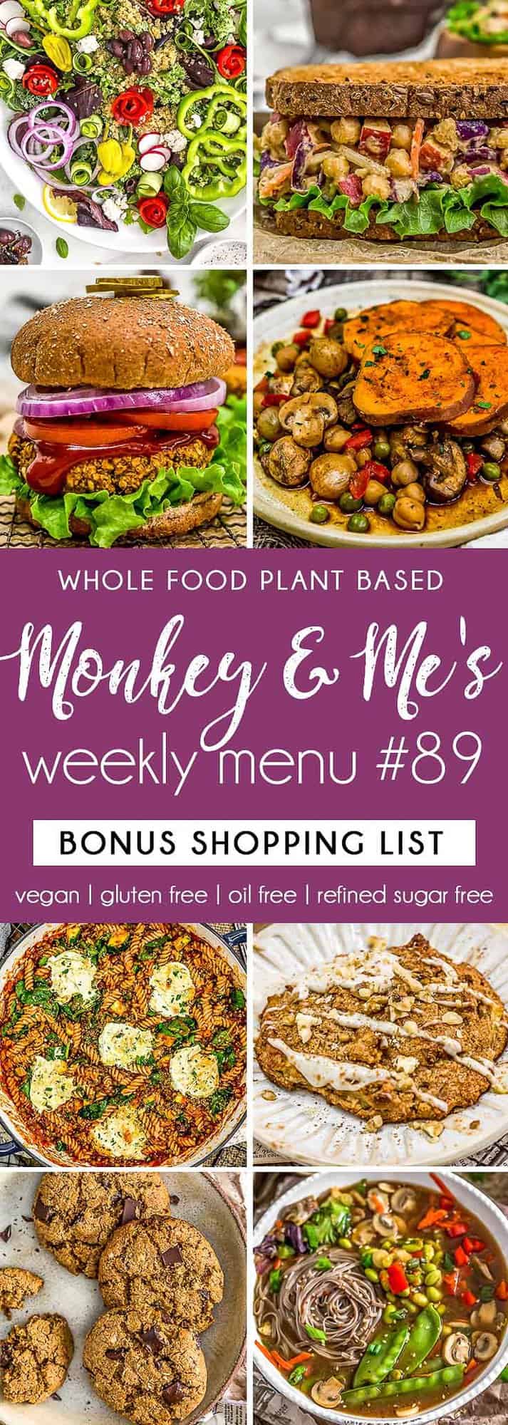 Monkey and Me's Menu 89 featuring 8 recipes