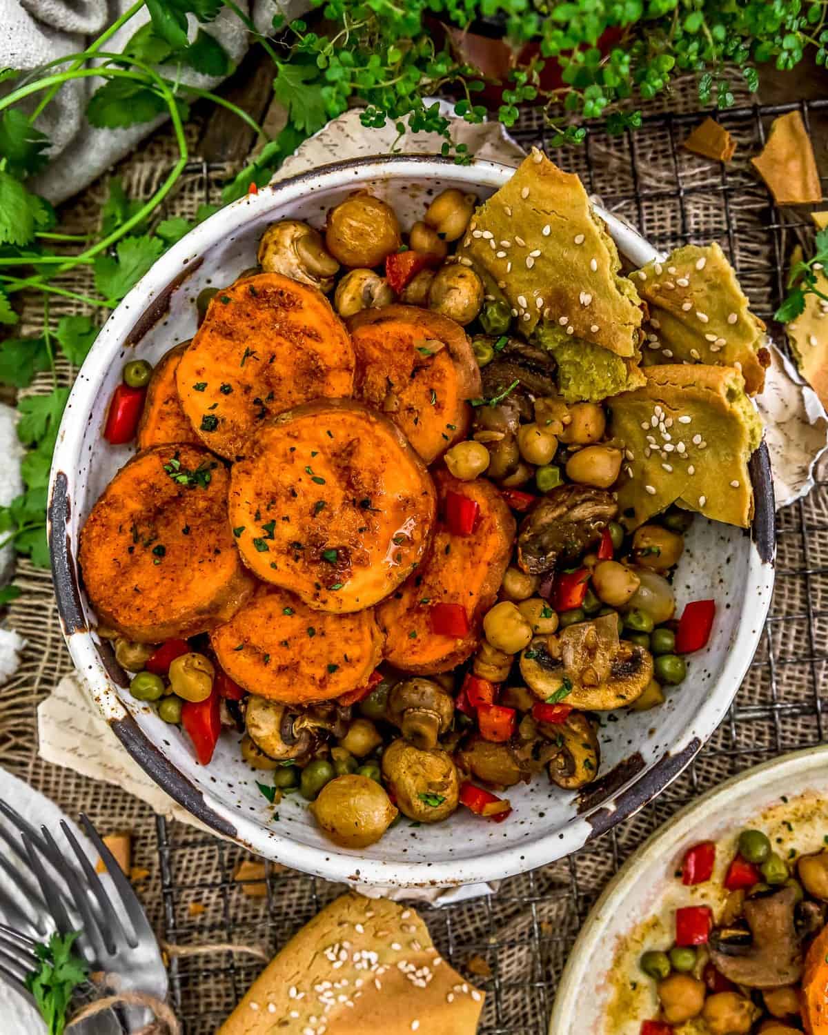 Bowl of Moroccan Mushroom Tagine