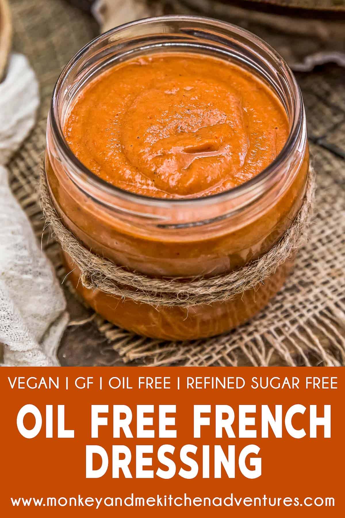 Oil Free French Dressing with text description