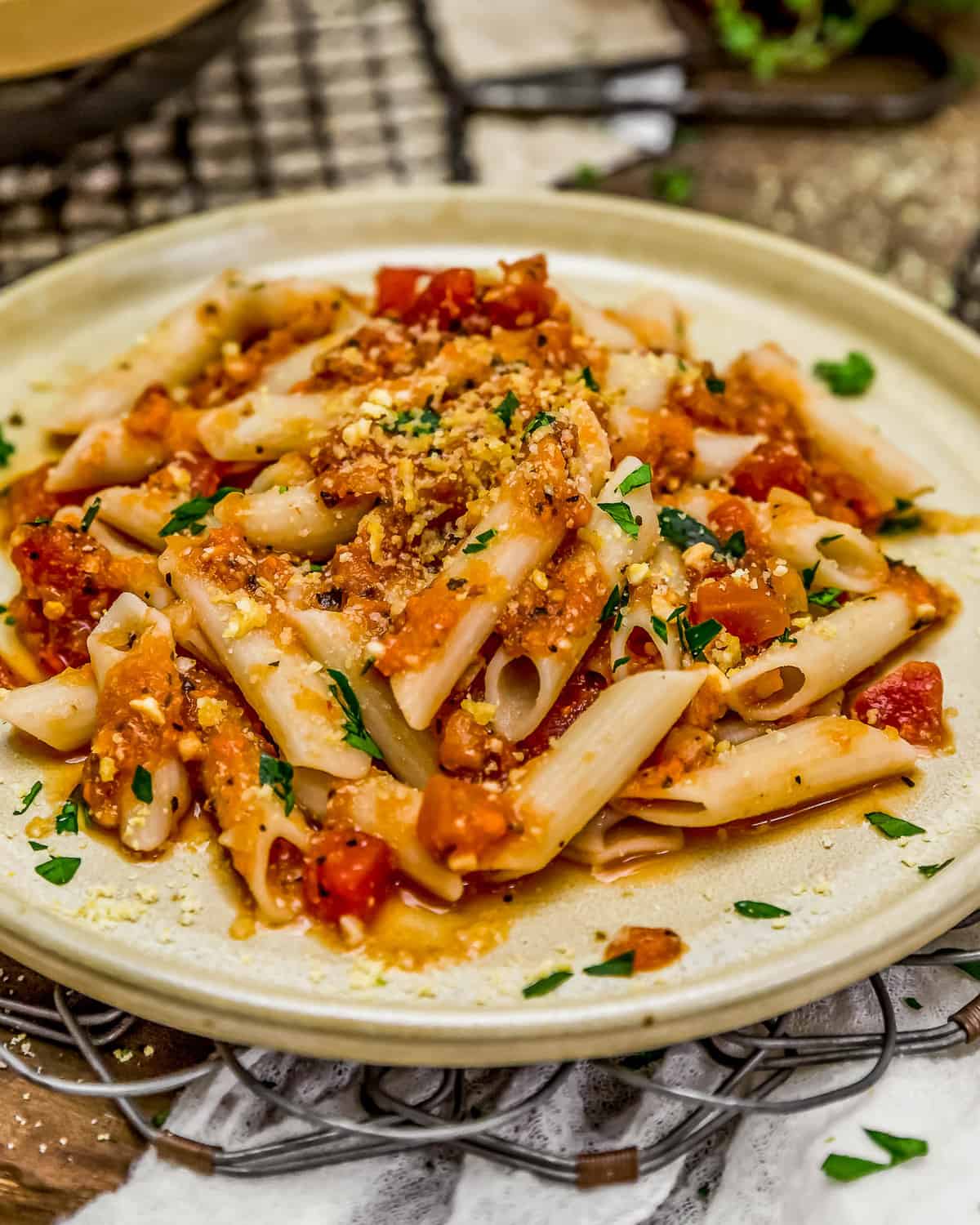 Plated Pasta alla Napolitana