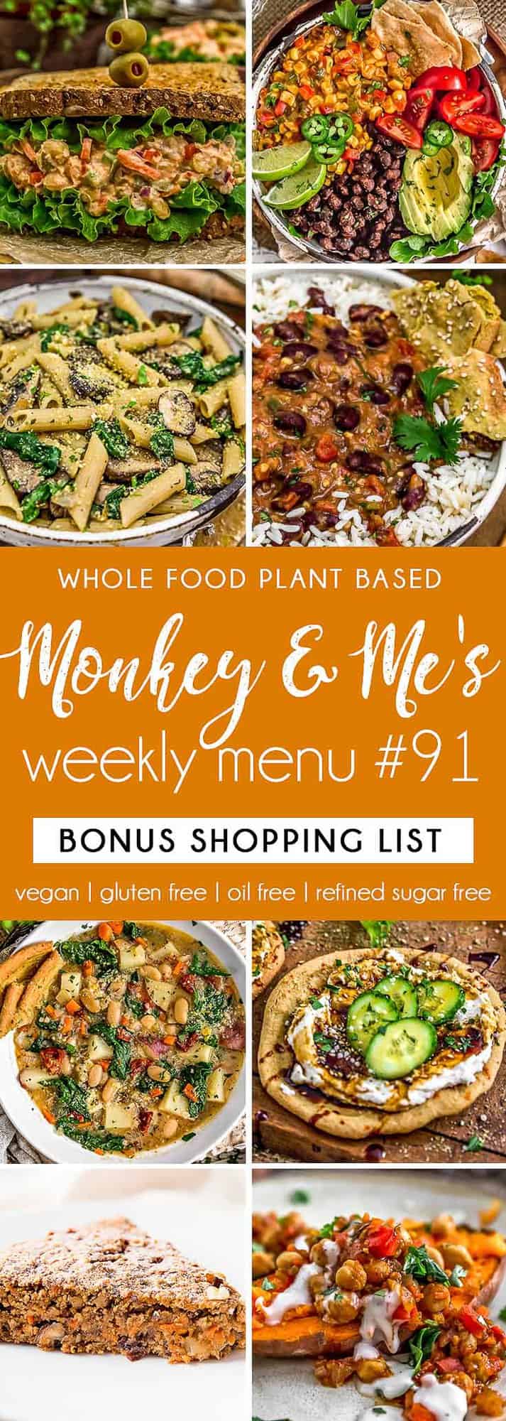 Monkey and Me's Menu 91 featuring 8 recipes