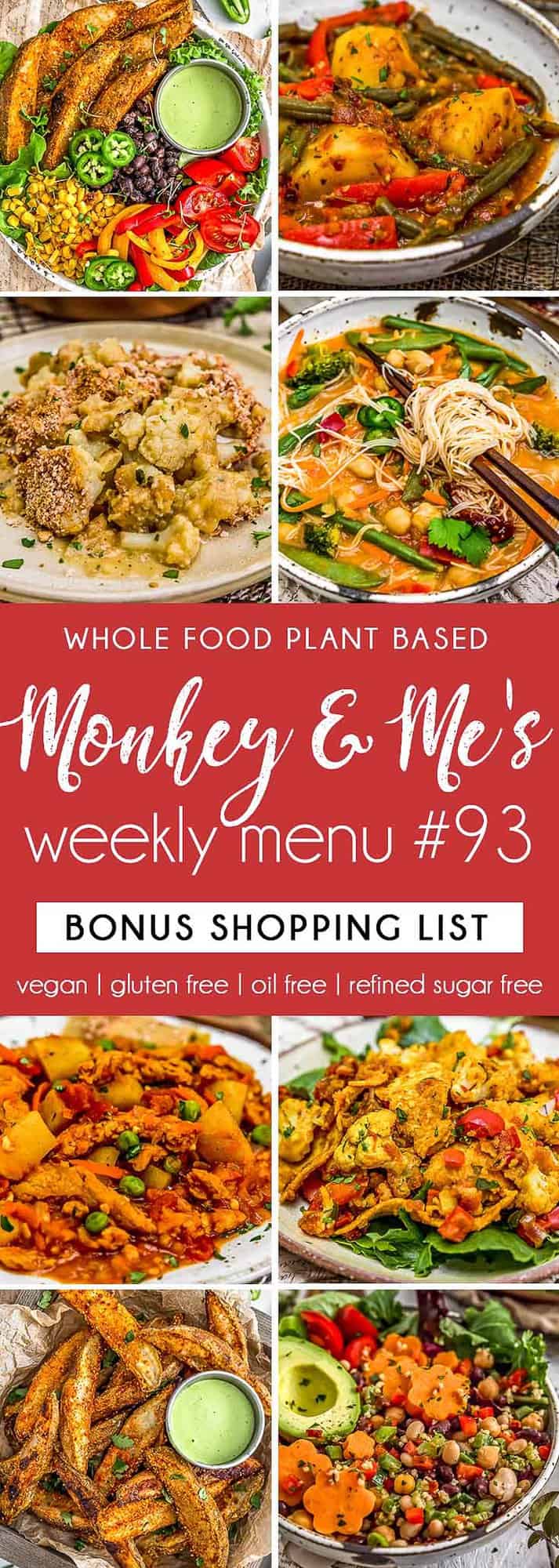 Monkey and Me's Menu 93 featuring 8 recipes