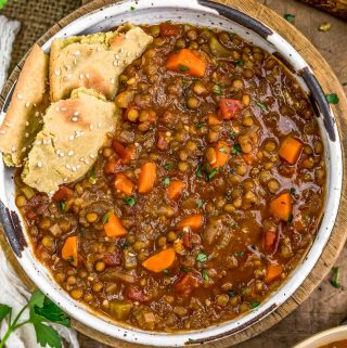 Warming Lentil Soup - Monkey and Me Kitchen Adventures