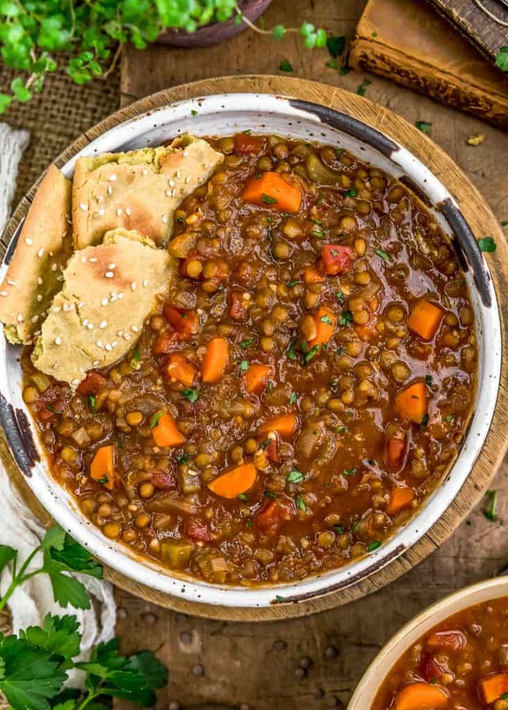 Warming Lentil Soup - Monkey and Me Kitchen Adventures