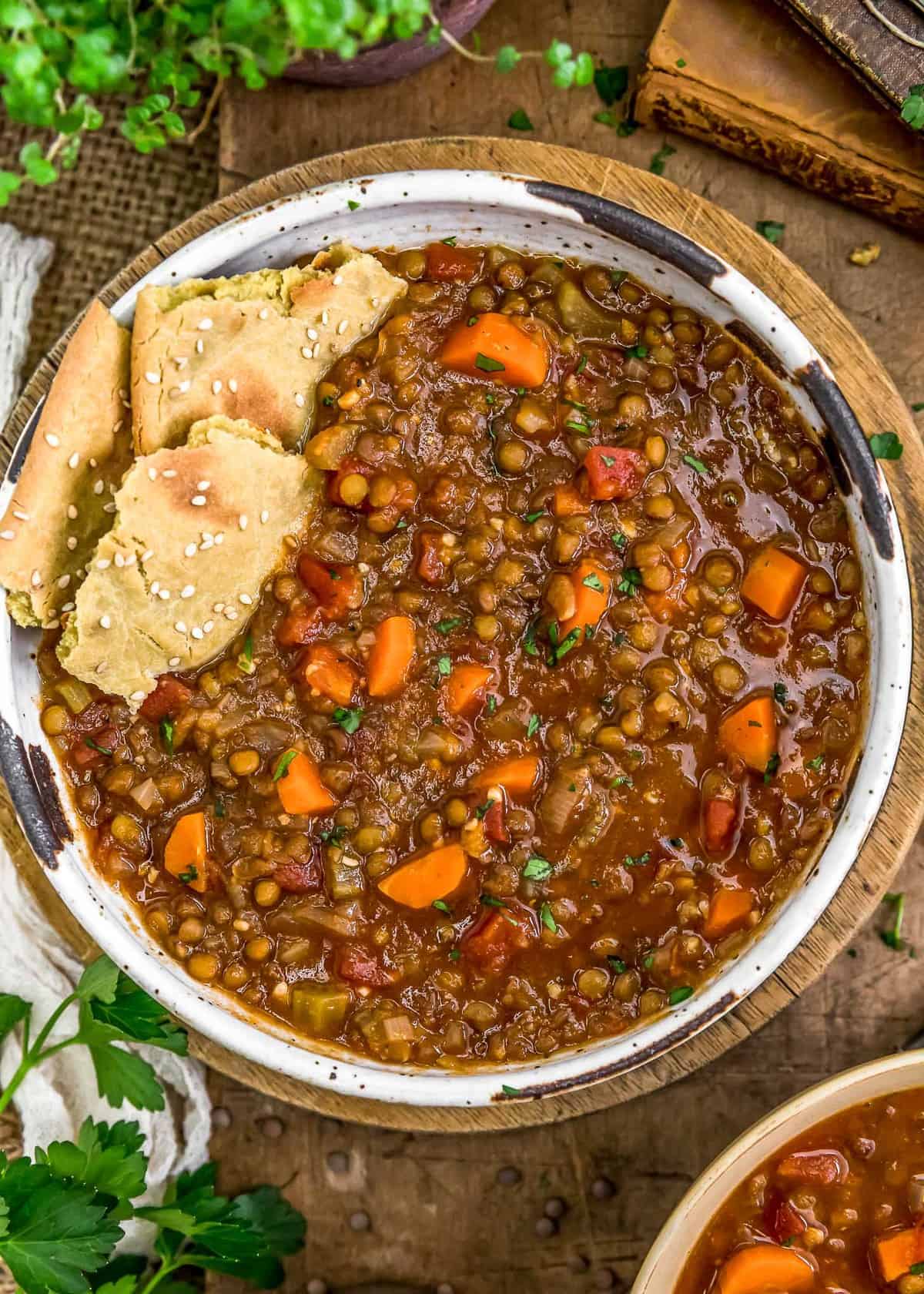 Bowl of Warming Lentil Soup