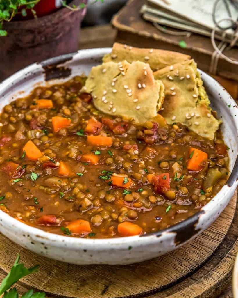 Warming Lentil Soup - Monkey and Me Kitchen Adventures