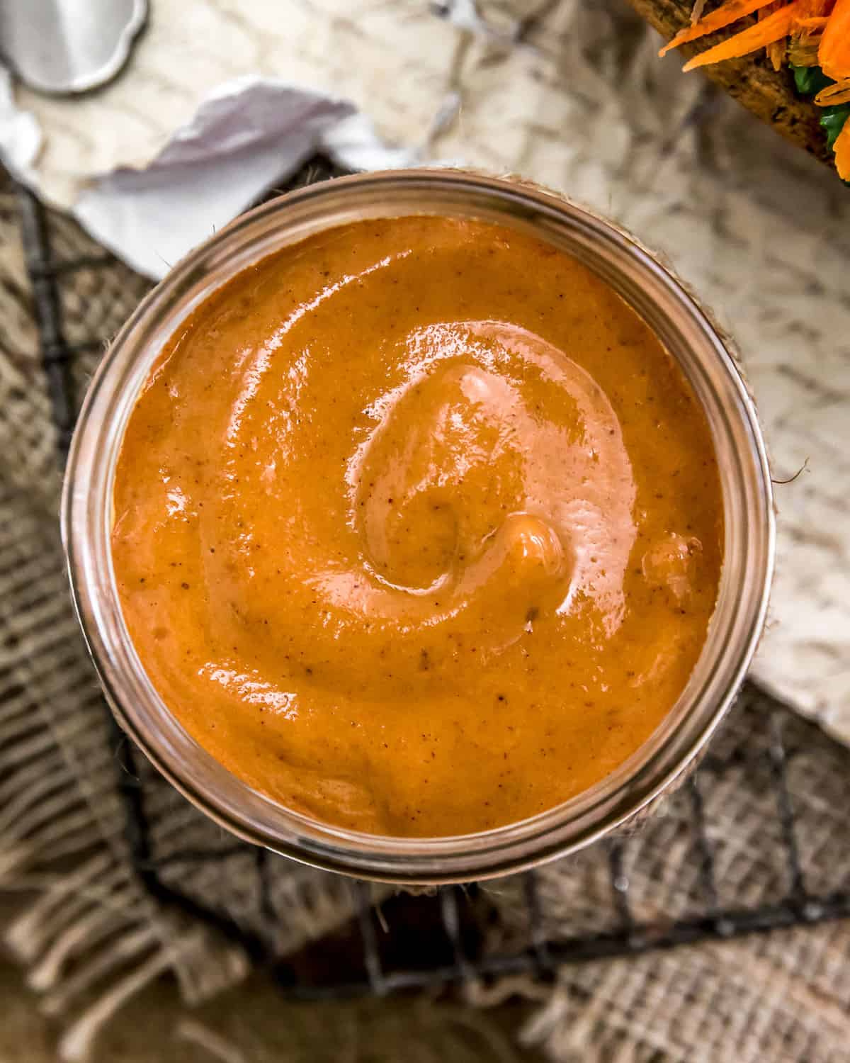 Close up of Bold Russian Dressing