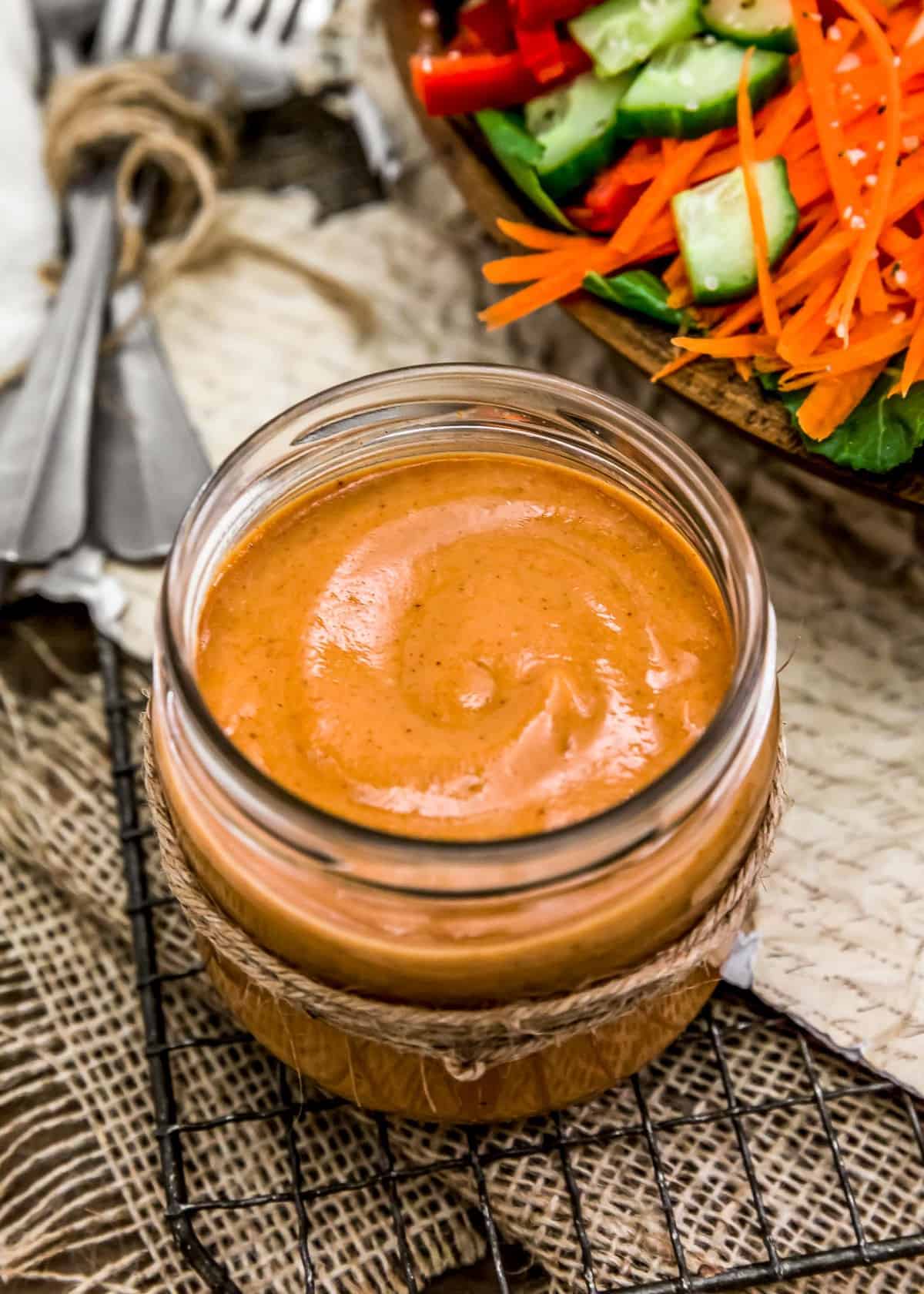 Bold Russian Dressing in a Jar