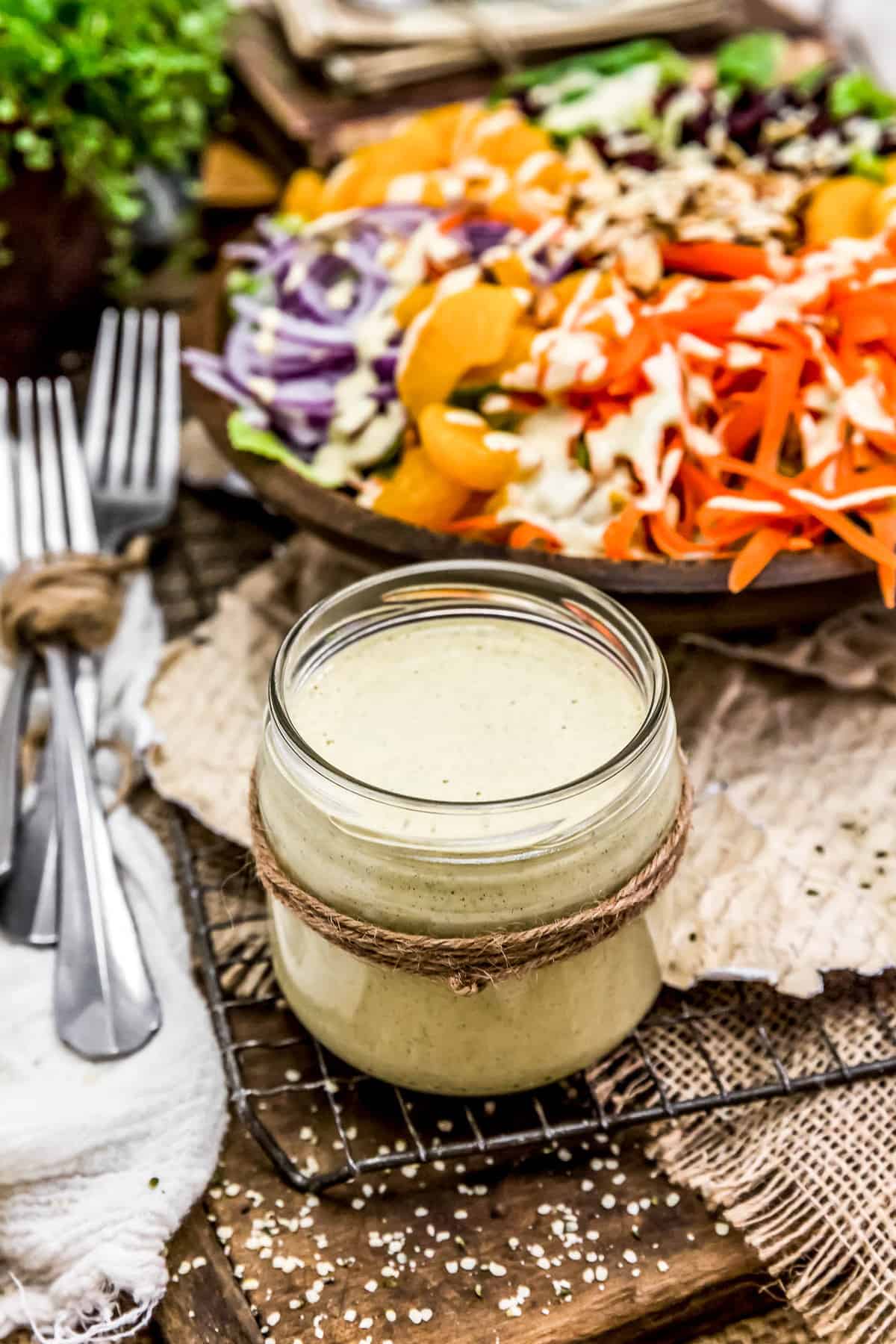 Jar of Citrus Hemp Dressing