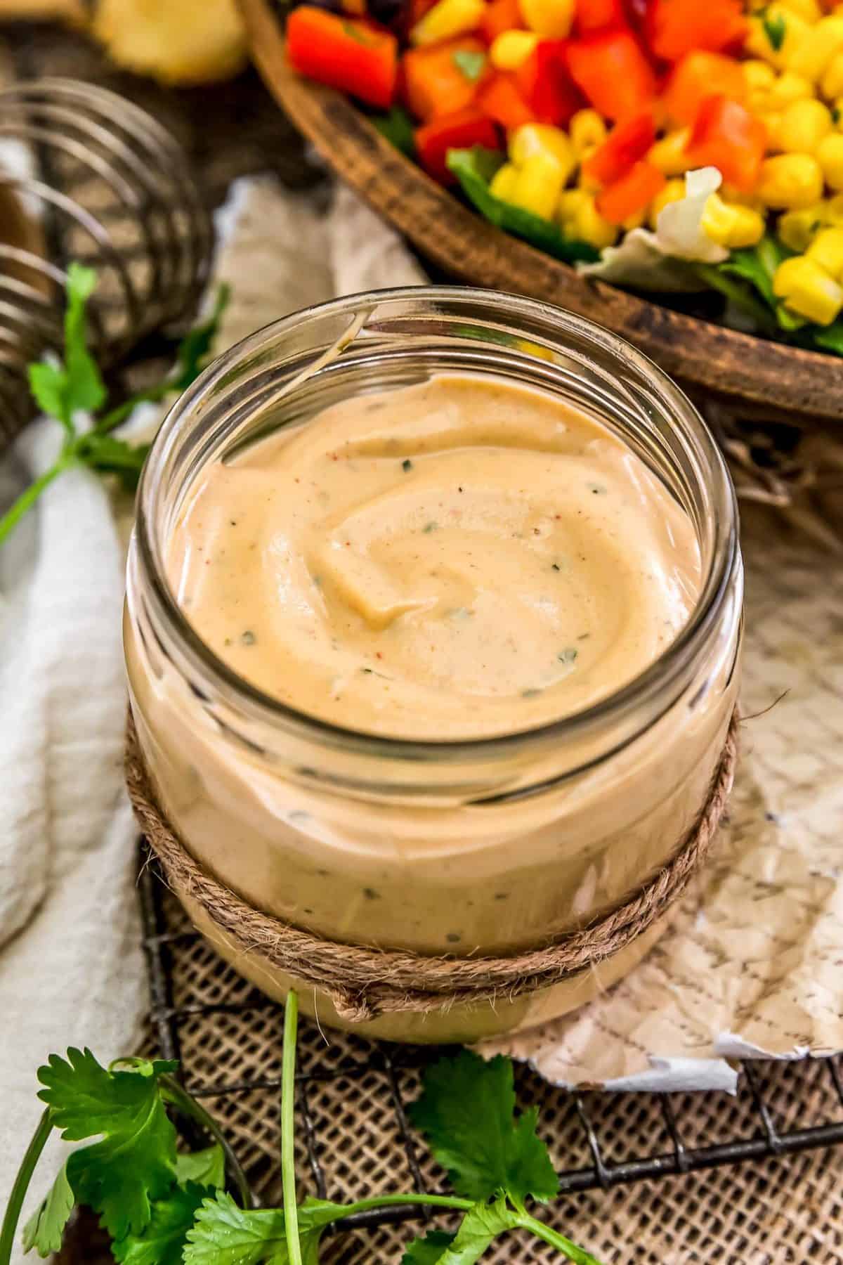 Vegan Chipotle Ranch Dressing - Monkey and Me Kitchen Adventures