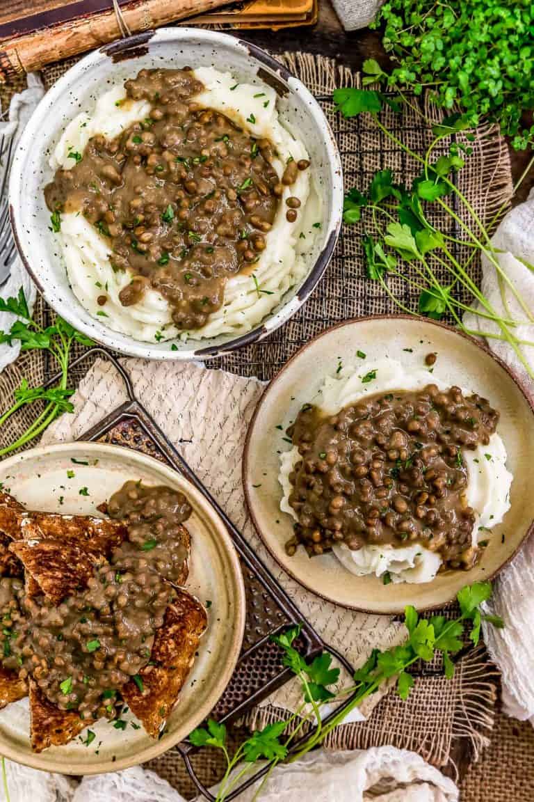 Vegan “Hamburger” Gravy (SOS) Monkey and Me Kitchen Adventures