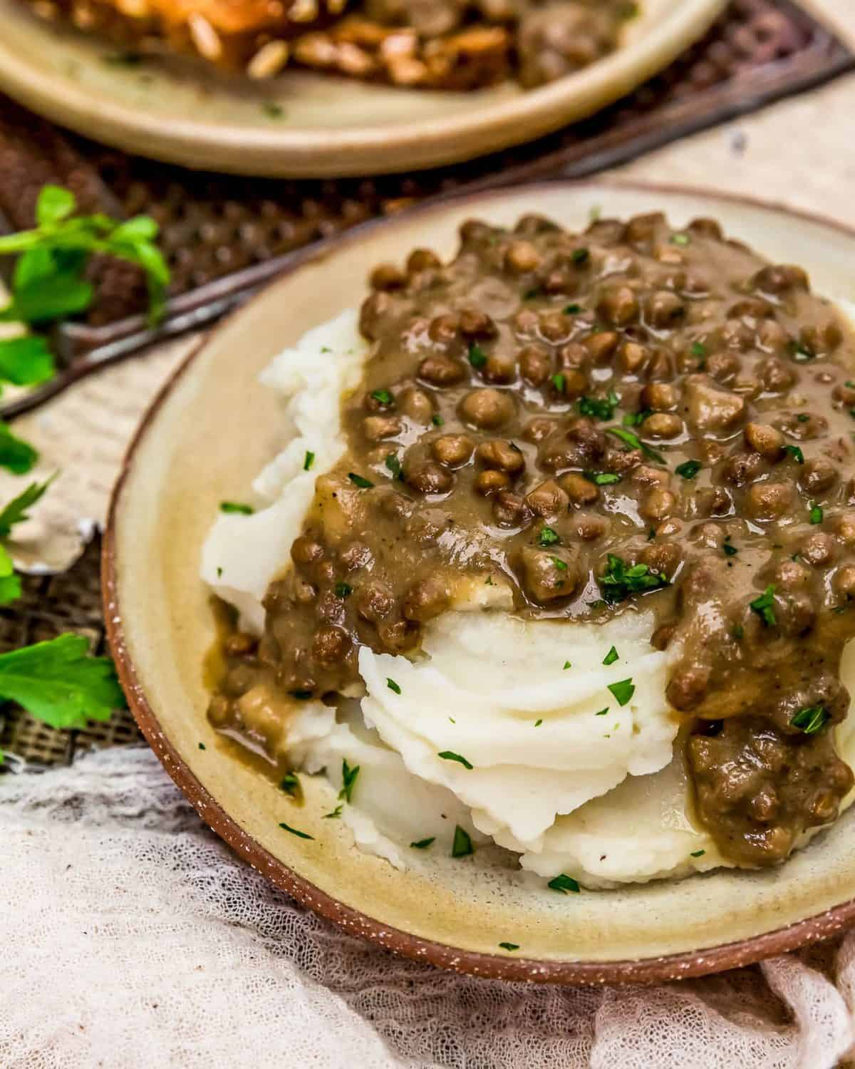 Vegan “Hamburger” Gravy (SOS) Monkey and Me Kitchen Adventures