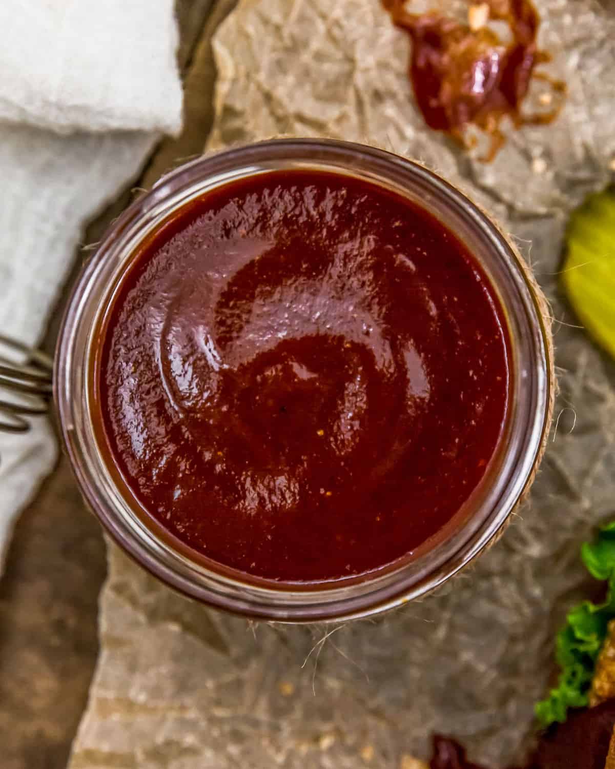 Sweet and Smoky BBQ Sauce (Sweet Baby Ray’s Healthy Copycat) - Monkey ...