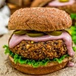 Vegan Jalapeño Popper Burger