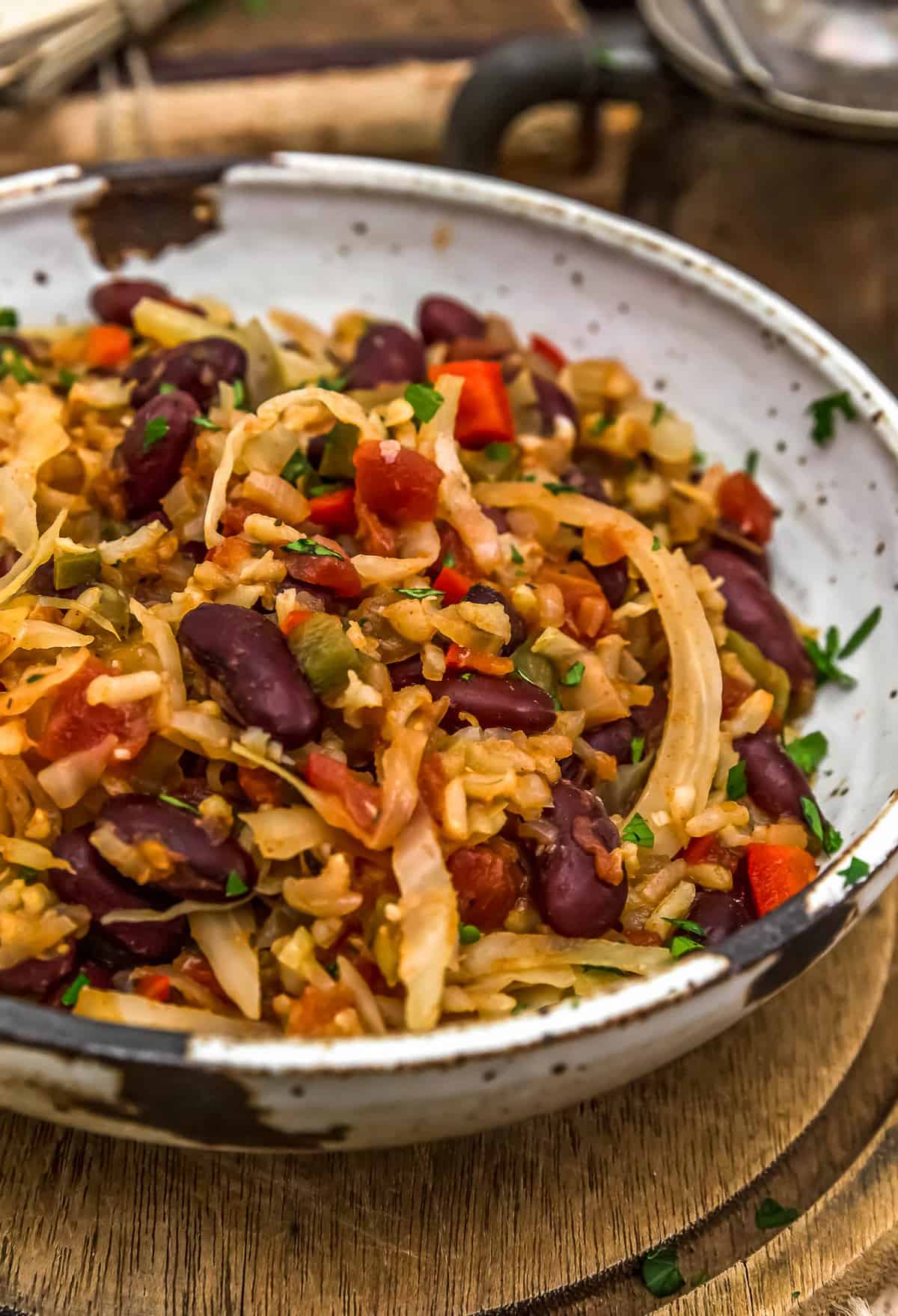 Cajun Cabbage and Rice