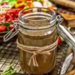 Jar of Oil Free Basil Balsamic Vinaigrette