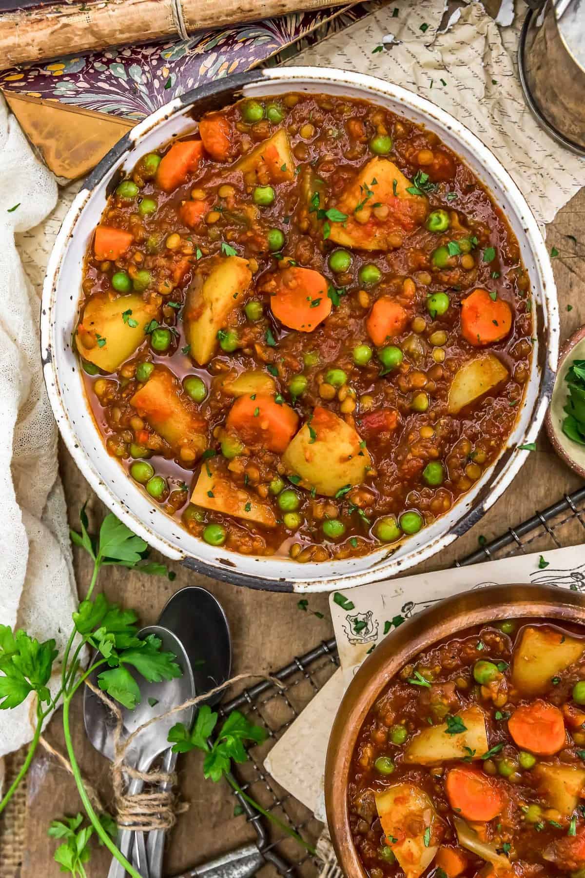 Hungarian Lentil Vegetable Stew