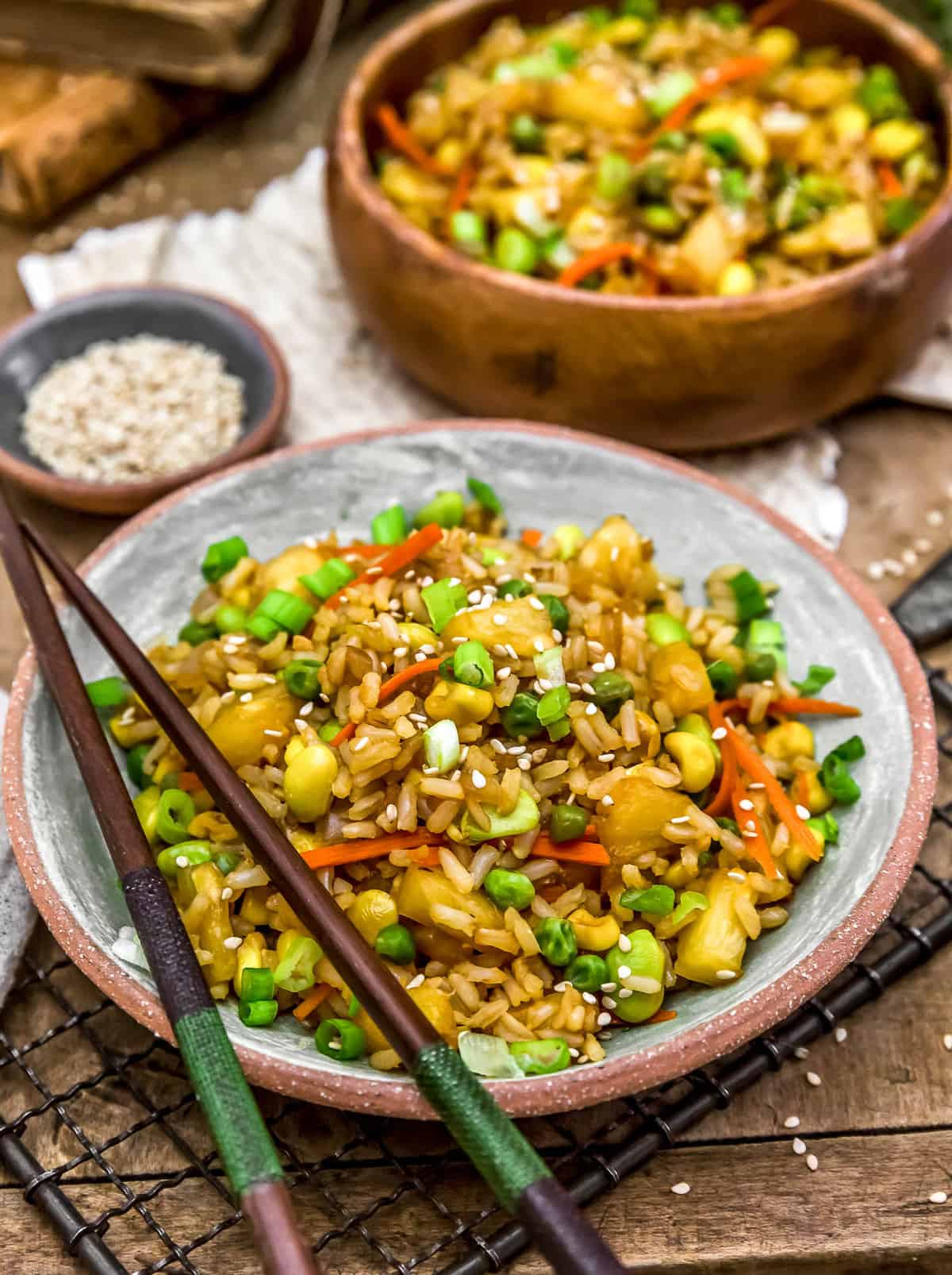 Pineapple Fried Rice Served