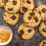 Vegan Peanut Butter Chocolate Chip Cookies