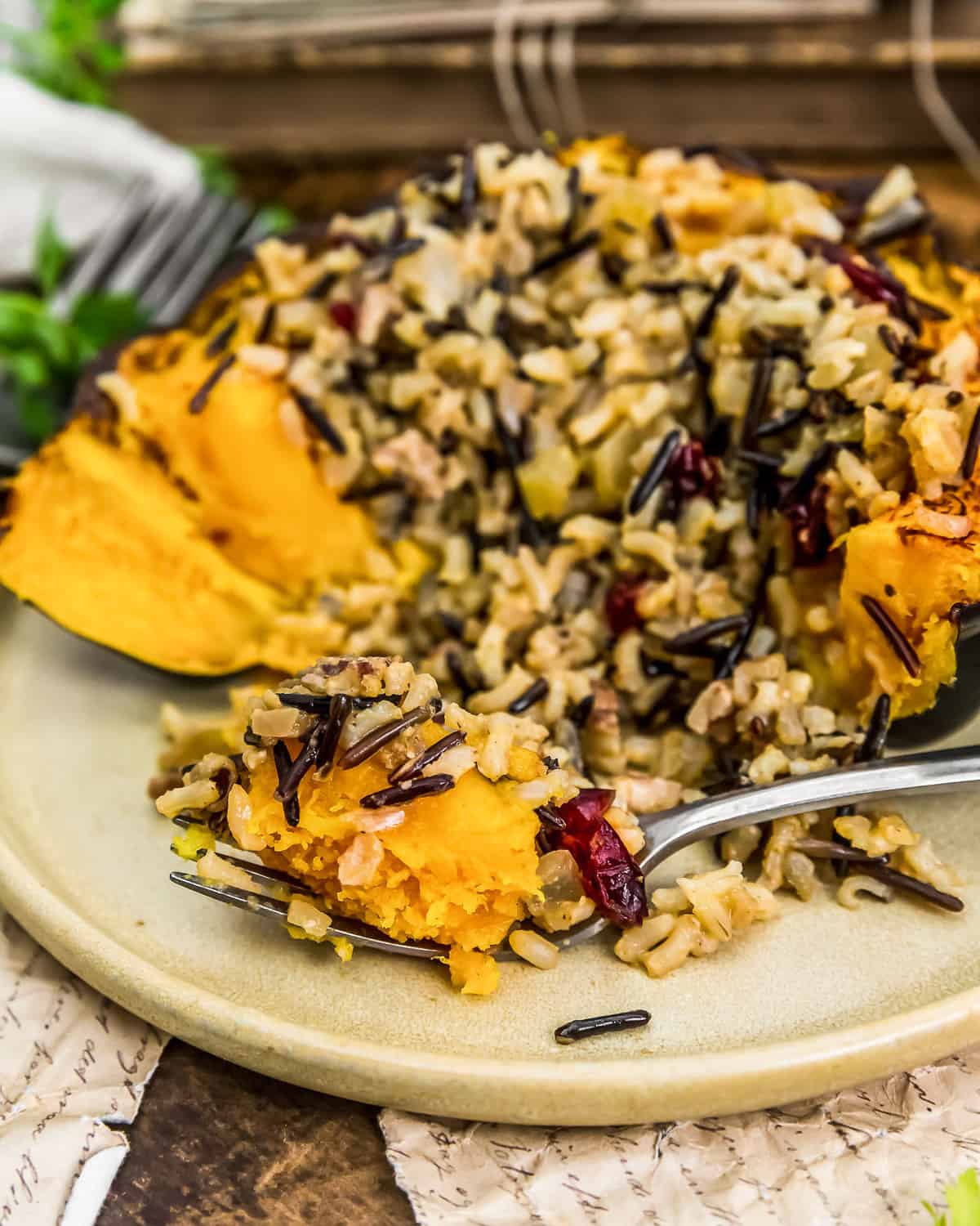 Eating Vegan Wild Rice Stuffing