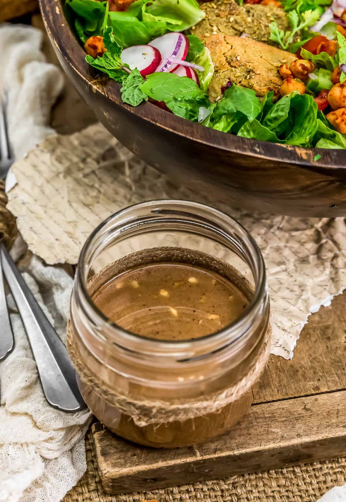 Oil Free Lebanese Fattoush dressing