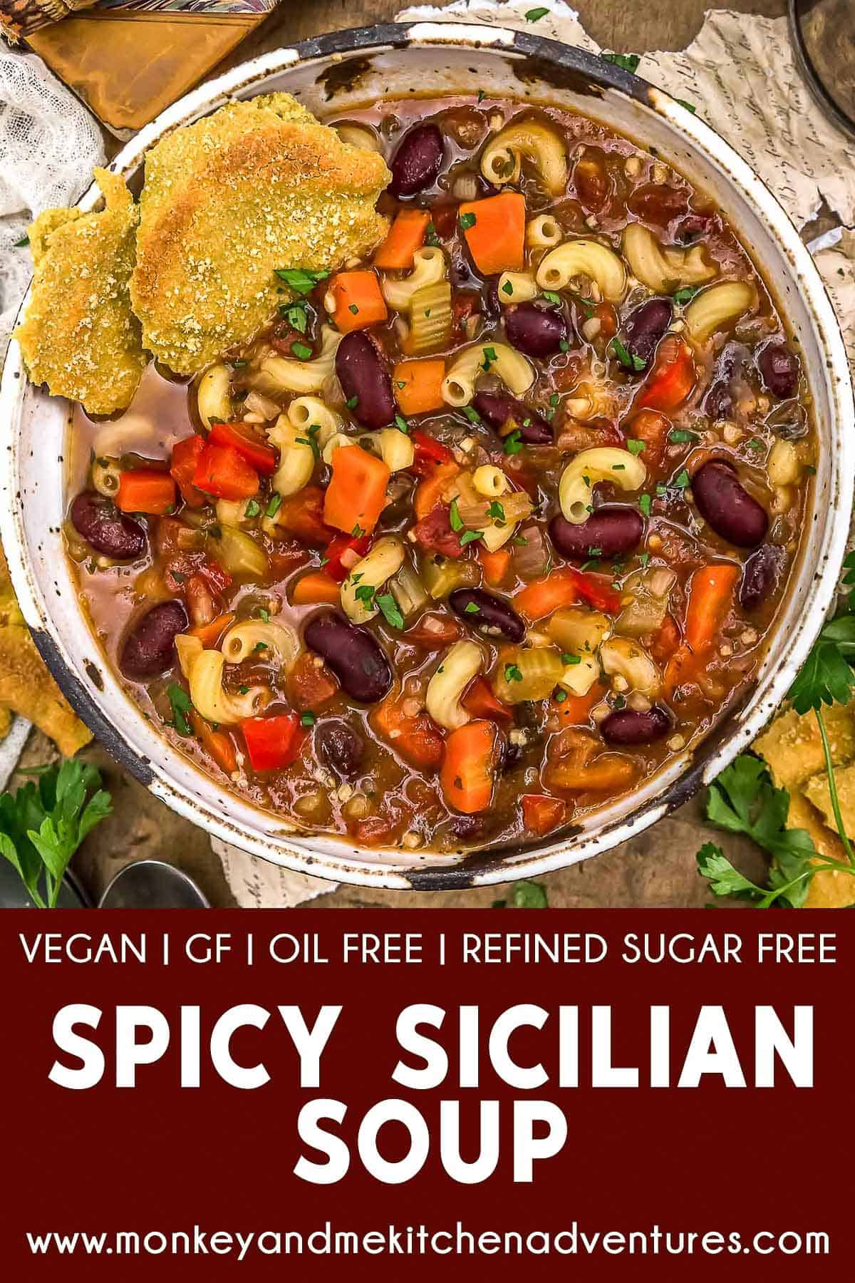 Spicy Sicilian Soup with Text Description