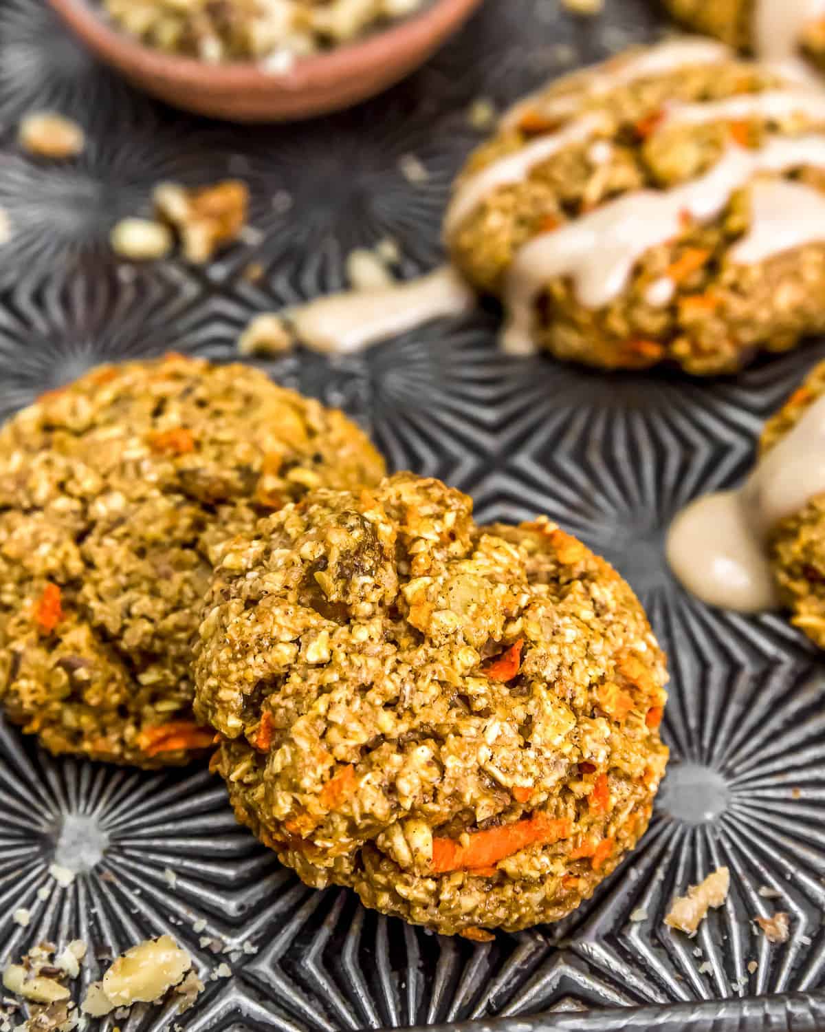 Vegan Carrot Cake Cookies