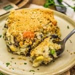 Eating Vegan Garlic Herb Mashed Potato Bake