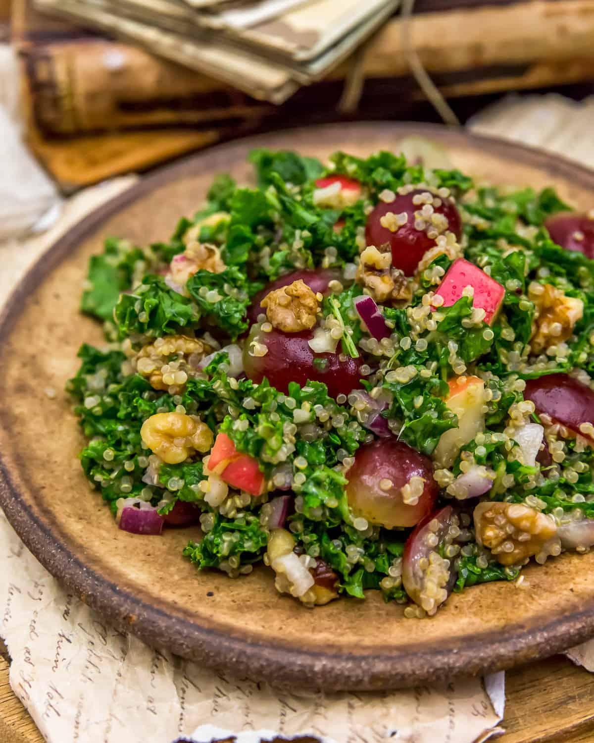 Harvest Kale Quinoa Salad