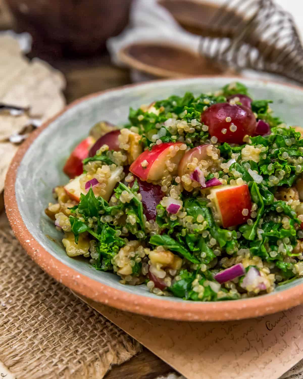 Harvest Kale Quinoa Salad