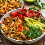 Served Tex-Mex Cabbage Skillet