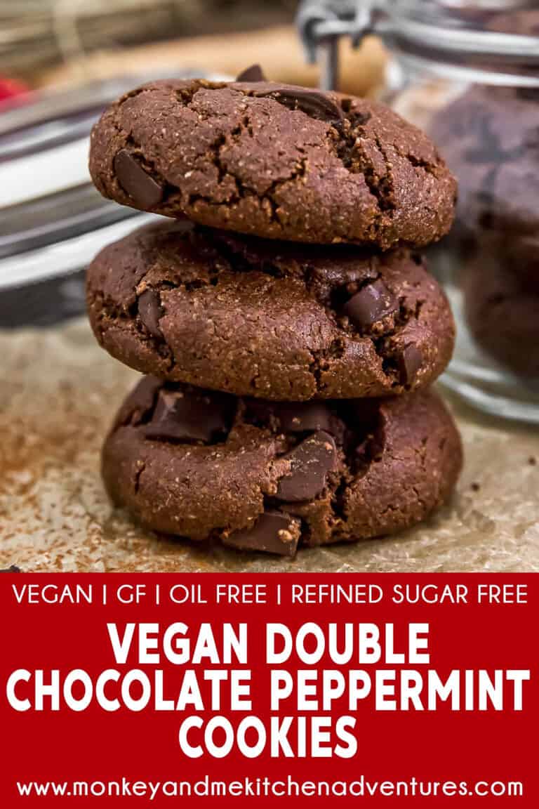 Vegan Double Chocolate Peppermint Cookies - Monkey and Me Kitchen ...