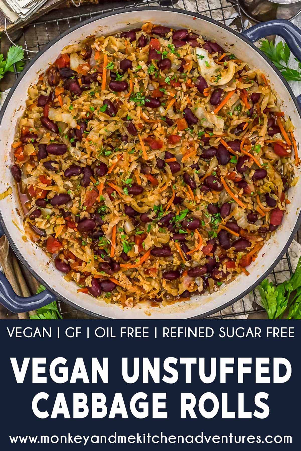 Vegan Unstuffed Cabbage Rolls