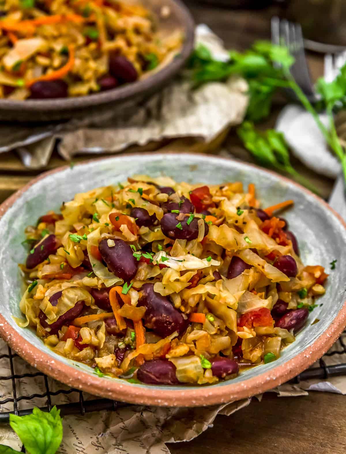 Vegan Unstuffed Cabbage Rolls