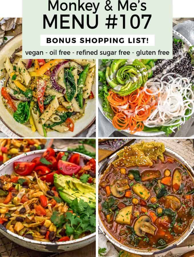 Monkey and Me's Menu 107 featuring 4 recipes