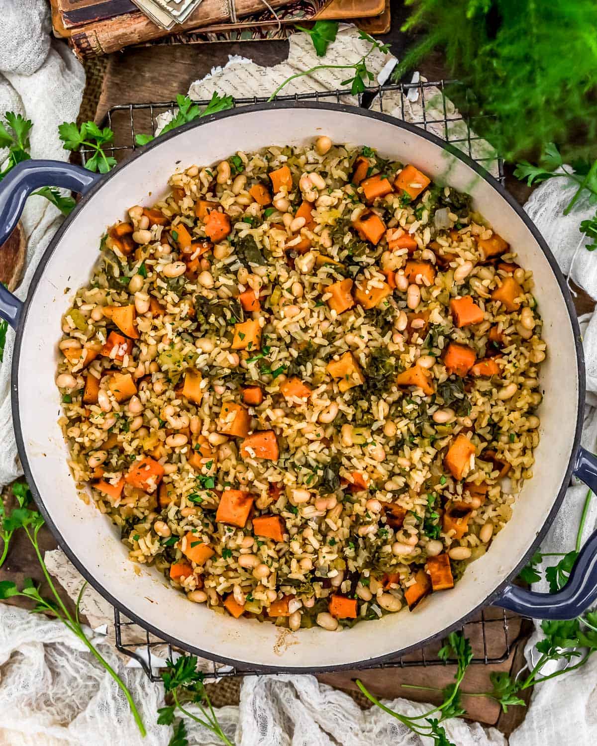 Roasted Butternut Squash Rice Skillet