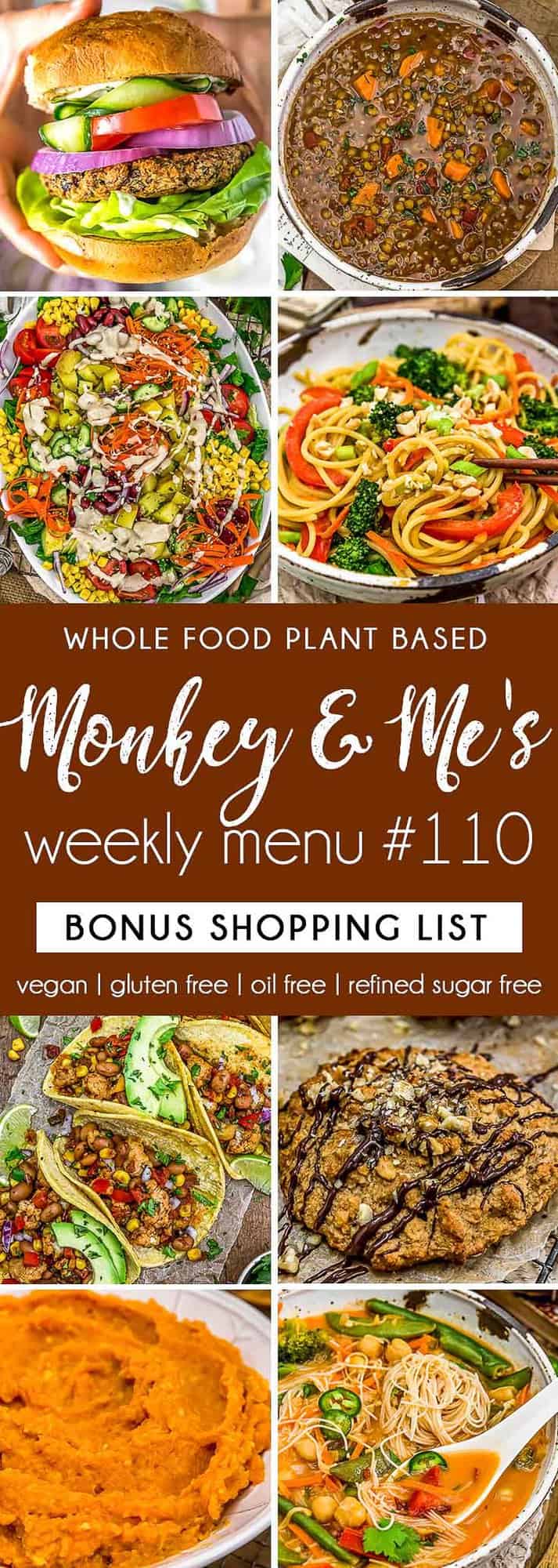 Monkey and Me's Menu 110 featuring 8 recipes