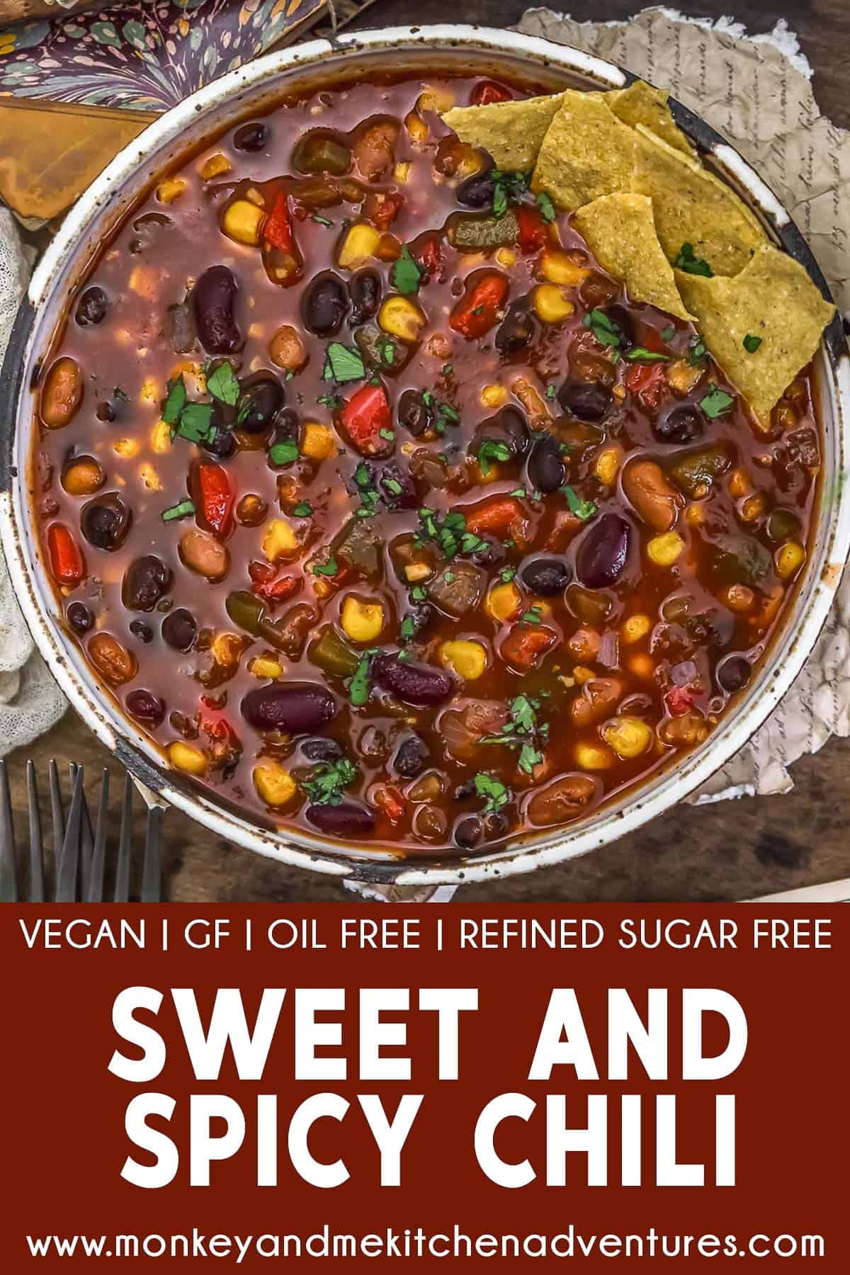 Sweet and Spicy Chili with text description