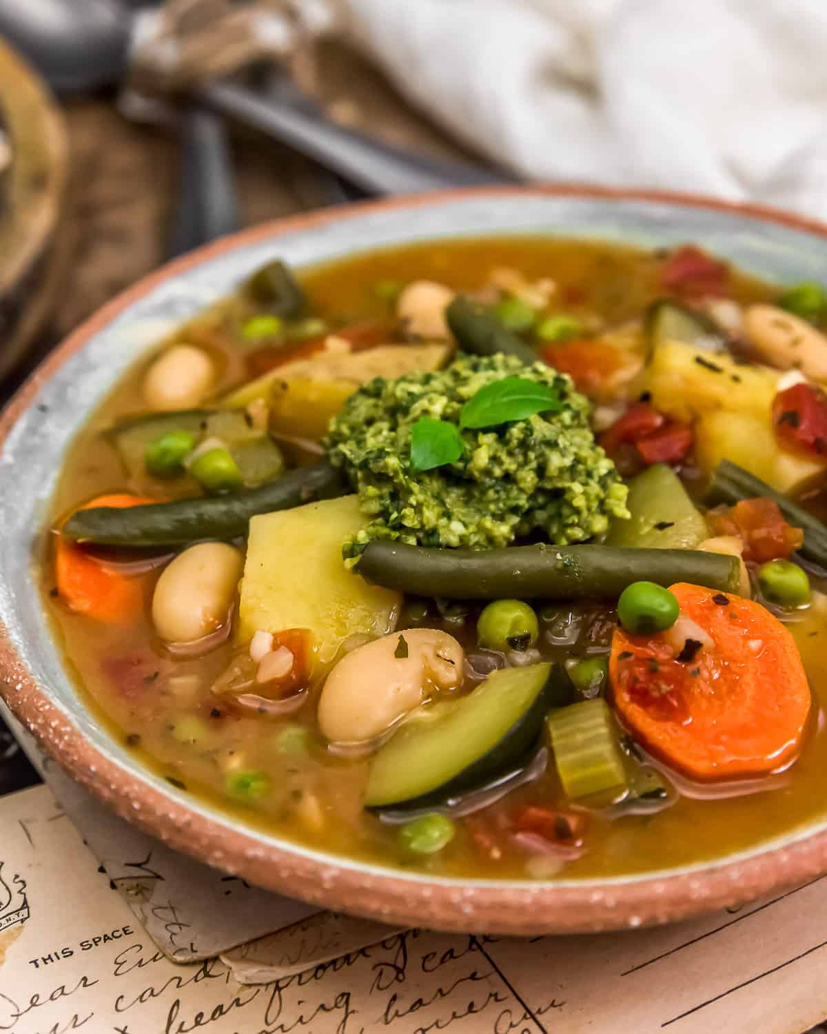 Bowl of French Vegetable Soup