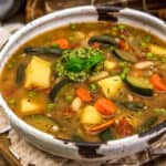 Bowl of French Vegetable Soup