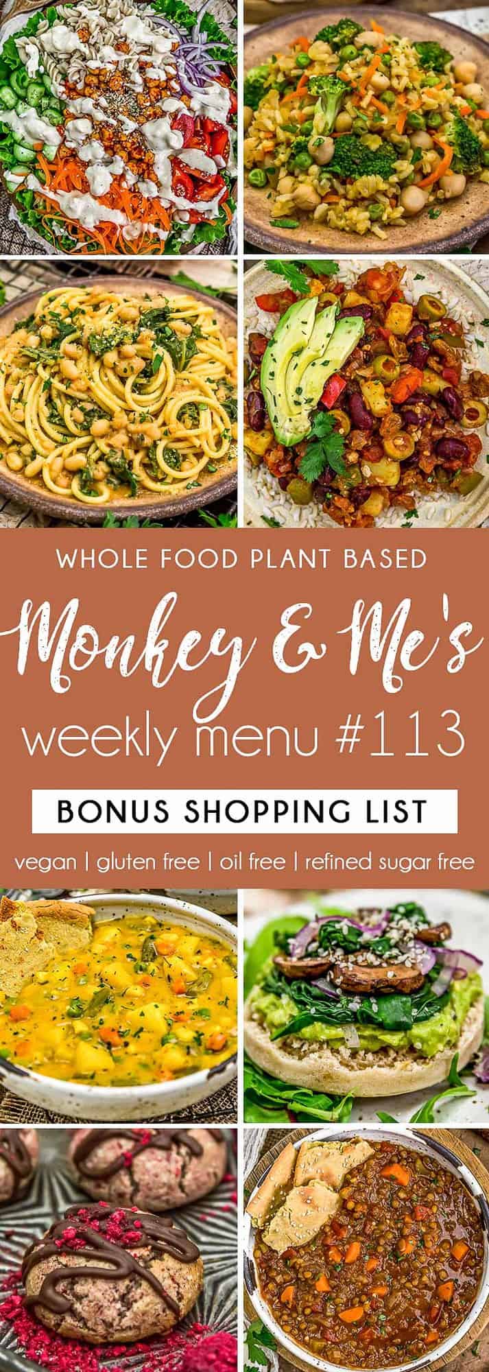 Monkey and Me's Menu 113 featuring 8 recipes