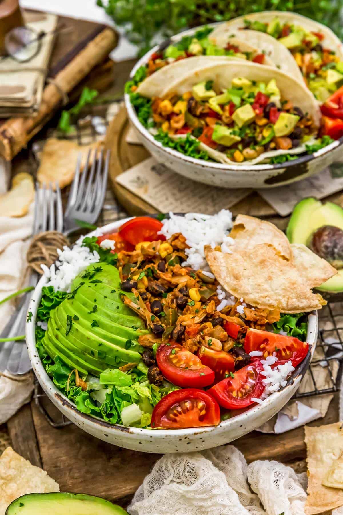 Served Southwestern Jackfruit