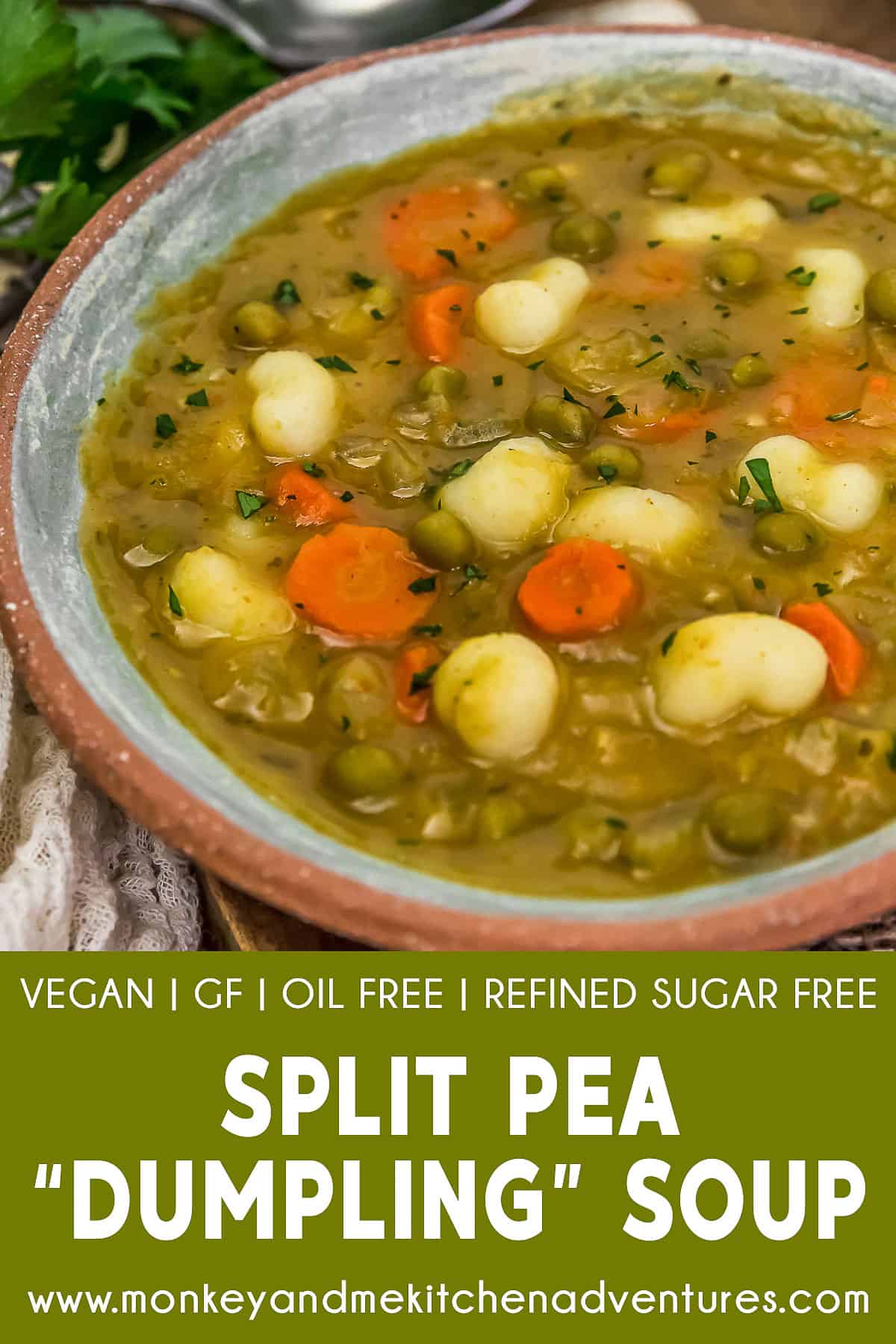 Split Pea "Dumpling" Soup text description