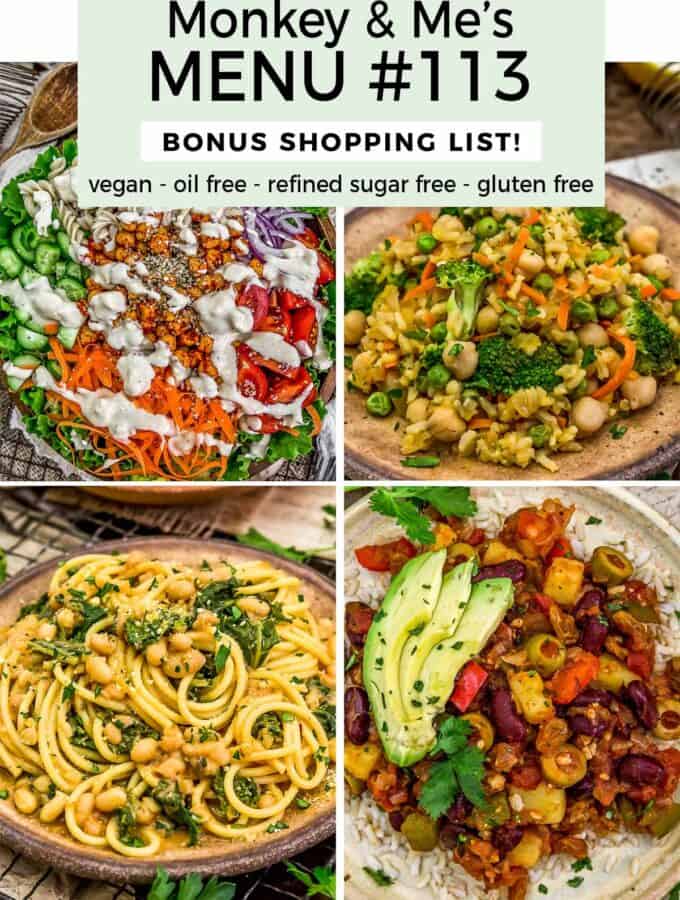Monkey and Me's Menu 113 featuring 4 recipes