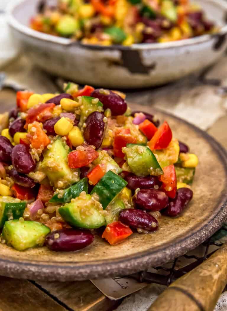 Tex-Mex Quinoa Salad - Monkey and Me Kitchen Adventures