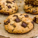 Vegan Jumbo Chocolate Chip Walnut Cookies