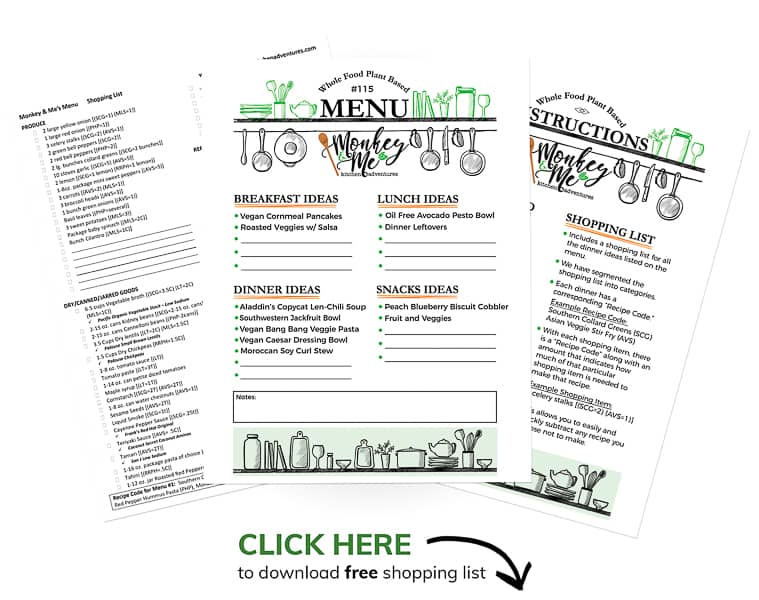 Monkey and Me's Menu 115 PDF Display