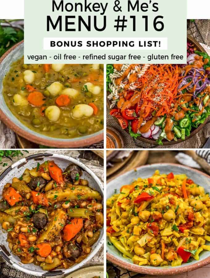 Monkey and Me's Menu 116 featuring 4 recipes